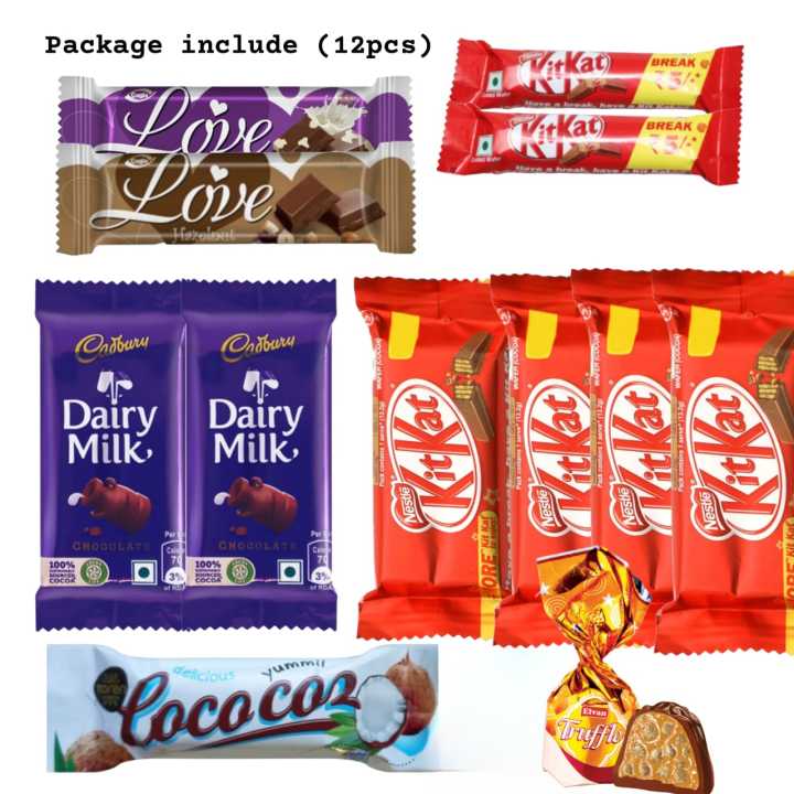 Chocolate%20Gift%20Box%20(12%20Pcs)%20%7C%20Low%20Price%20Sweet%20Gift%20for%20Valentine,%20Birthday%20&%20Couples%20-%20Image%202