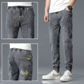 New Winter Men Warm Thermal Black Blue Cargo Jeans Fleece Streetwear Denim Jogger Pants Thick Fur Baggy Harem Trousers Plus Size. 