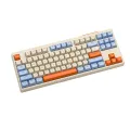 M87 Bluetooth Gaming Keyboard, 2.4G Dual Mode Connection, PBT Ball Cap, Rainbow Light, Suitable for Computers, Laptops, and Mac. 