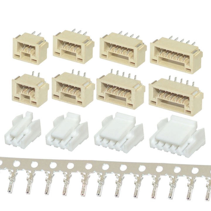 5/10Sets%20GH1.25%201.25mm%20Pitch%20Locking%20Connector%20-%202-8Pin%20Vertical/Horizontal%20JST%20Housing%20Terminal%20Pin%20Header%20Socket%20-%20Image%202