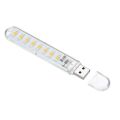 Usb Led Light 8 LEDs SMD LED Bulb 5V Power Input White USB Night - color white. 