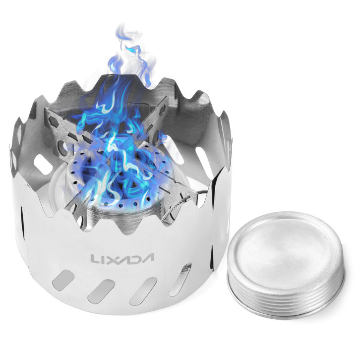 Lixada%20Mini%20Backpacking%20Stove%20100ml%20Aluminum%20Alcohol%20Burner%20w%20Lid/Cross%20Stand/Windshield%20Portable%20Camp%20Stove%20for%20Camp%20Survival%20-%20Image%202