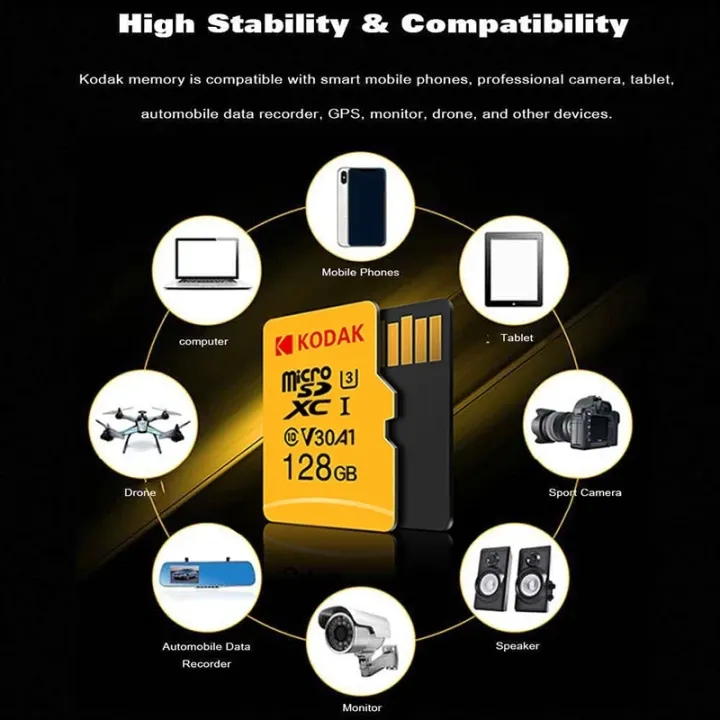 KODAK%20Micro%20SD%20Card%20Driving%20Recorder%2064GB%20Memory%20Card%20For%20Mobile%20Phone%20PC%20Earphone%20Speaker%20HD%20Camera%20-%20Image%206