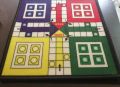 ludo mat with coins. 