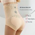 Unique Fiber Restoration Shaper Brief Women Tummy Control Shapewear Hollow Out Fat Burning Slimming High Waist Underwear Panties.