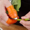 Upgrade Silicone Thumb Knife Cutter For Garden Separator Finger Plant Fruit Picking Knife Portable Knife For Kitchen Garden Tool. 