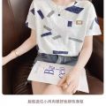 Women Summer Style Blouses Tops Lady Casual Short Sleeve O-Neck Flower Printed Blusas Tops SP1512. 