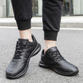 Chef shoes four season soft-sole anti-slip oil-proof waterproof portable kitchen work shoes fashion plus size casual men's shoes.