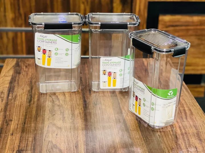 Premium Quality 2000ML Airtight Plastic Jar,Food Storage Container,Kitchen Canisters And Jars