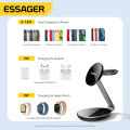 Essager 3 in 1 Magnetic Wireless Charger Bracket for Apple Watch Airpods 15W Fast Charge Dock Station for iPhone 15 14 13 12 Pro.