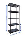 High Quality Large 4 Shelves Foldable Wardrobe/Almari(5 trays × 16 sticks). 