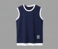 Men’s Designer Tank Top | Contrast Ribbed Neck Sleeveless Vest. 
