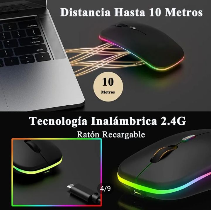 This Ultra Slim Dual Mode Bluetooth mouse is the perfect accessory for your computer setup. With its rechargeable battery, you won't have to worry about constantly replacing batteries. The mouse features both Bluetooth and USB connectivity, making it easy