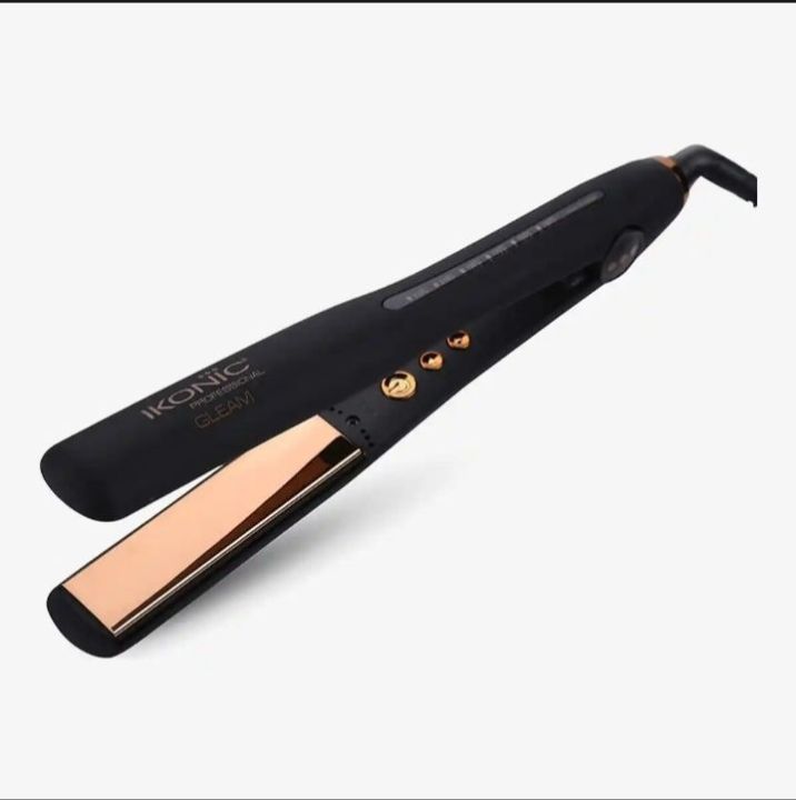 Ikonic Professional Gleam Rose Gold hair straightener Iron Daraz