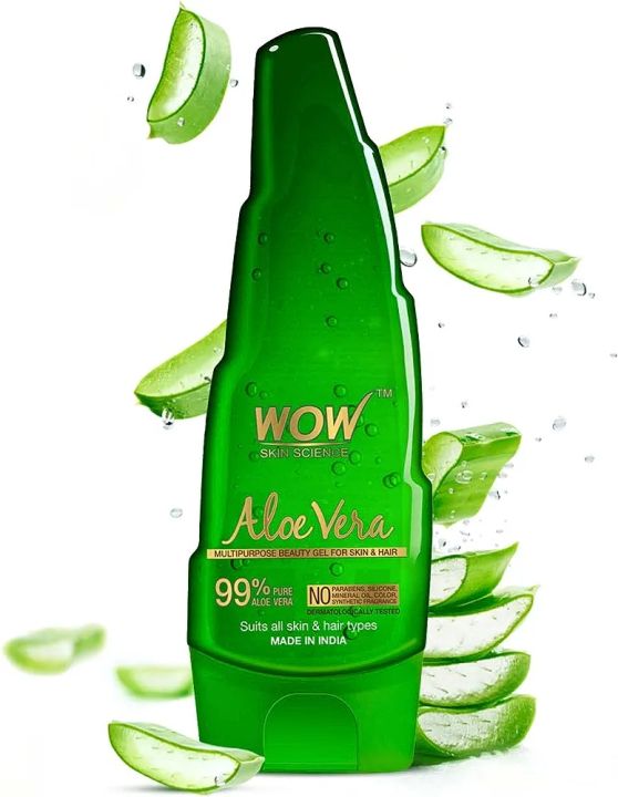 WOW Skin Science Aloe Vera Multipurpose Beauty Gel for Skin and Hair, 250 ml