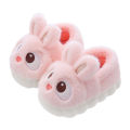 New Winter Cute Big eyed Rabbit Children's Waterproof Warm Non-slip Fluffy Slippers For Girls Boys Kids Indoor Home Cotton Shoes.