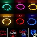 LED Neon Lights 12V Warm White LED Strip Lights Waterproof 2835 120leds/m LED Neon Rope Lights Neon LED Strip for Bedroom Indoor. 