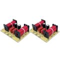 1-5Pcs 3 Way Audio Speaker 150W Crossover Circuit Treble Midrange Bass Module Audio Speaker Frequency Divider Home Loudspeaker.
