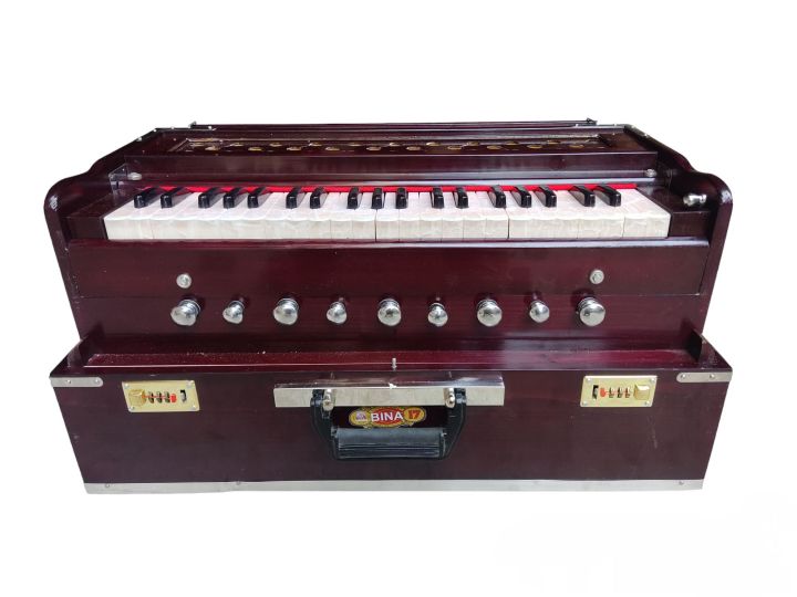 Bina%20No.17%20Harmonium%20%E2%80%93%203%C2%BC%20Octaves,%205%20Stops%20(Indian%20Made)%20-%20Image%202