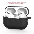 For AirPods Pro Protective Case Silicone New Solid Color Apple Bluetooth Headset Soft Case Protective Cover. 