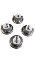 Inside Mount Curtain Rod Bracket Socket for Window Frame Closet and Shower Curtain Rod Pole End Support 2 Pieces For 3/4inch to 1inch. 