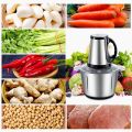 Silver Crest 3L Electric Meat Grinder And Food Chopper | 500W 100% Copper Motor | 3-Speed Stainless Steel Food Processor For Keema, Masala, Vegetables And Garlic | 4-Blade Mincer Machine. 