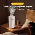 600ML Luminous Air Humidifier Double Spray Port Essential Oil Aromatherapy Humificador Cool Mist Maker Purify for Home Office. 