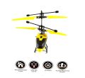 Helicopter with Radio Remote Control and Hand Sensor Charging Helicopter 2 in 1 Toys with 3D Light Toys for Boys Kids (Indoor & Outdoor Flying)(Multicolour). 