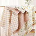 Happyflute Hooded Baby Towel 1Pc Cotton Soft Absorbent Reusable Washable Comfortable Gentle Care Newborn Toddler Bath Wrap.