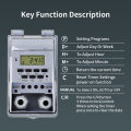 TNCE 30A Timer Switch, Waterproof 220V time controller, set to seconds, 32 groups of timer on and off, for light, water pump.