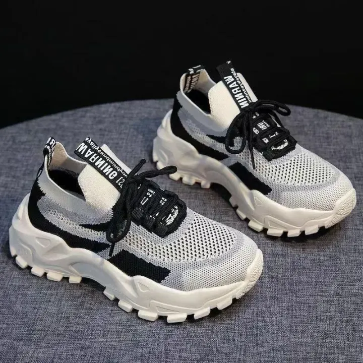 Ladies%20Chunky%20Sneakers%202025%20Breathable%20Women%20Sneakers%20Platform%20Flat%20Shoes%20Green%20Casual%20Trainers%20Stylish%20Comfortable%20Shoes%20-%20Image%205