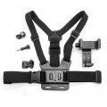 First-Person-View Camera/Mobile Phone Holder With Chest Strap 360 Rotate Climbing Cycling Phone Stand Bike Motorcycle GPS Live. 