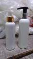 200ML  Black Cylindrical  Plastic Bottles + Chrome Atomiser Spray ANY AMOUNT. 