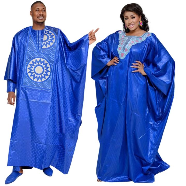 African%20Clothing%20For%20Men%20Traditional%20Bazin%20Riche%20Embroidery%20Design%20Top%20Long%20Sleeve%203%20Piece%20Set%20-%20Image%202