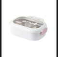 Rabbit design stainless steel lunch box for boys and girls. 