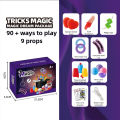 Magic Kit Magician Costume Beginner Magic Tricks Learning Set Educational Toys for Children Christmas Birthday .