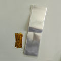 50Pcs Christmas Transparent Candied Haws Packaging Bags OPP Plastic Candy Bags Wedding Baby Shower Birthday Party Supply.