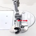 3mm-10mm Old Sewing Machine Rolled Hemmer Foot Sewing Machine Presser Hemming Puller Sewing Accessories Easy to Disassemble. 