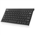 Arteck Bluetooth Keyboard, Stainless Steel Universal Portable Wireless Bluetooth Keyboard for iOS iPad 10.2-inch, Air, Pro, Mini, Android, Windows Tablets PC Smartphone Built in Rechargeable Battery. 