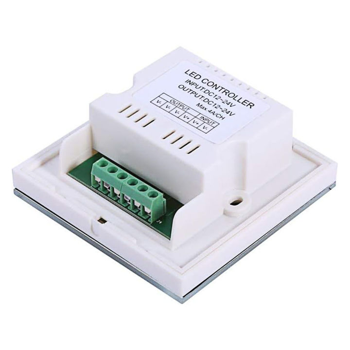 Monochrome%20Touch%20Screen%20LED%20Controller%20DC%2012V-24V%20Wall%20Touch%20Dimmer%20Switch,Touch%20Panel%20LED%20Dimmer%20Black/White%20-%20Image%202