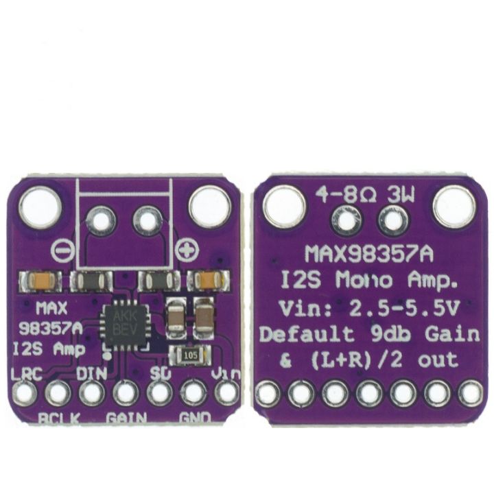 TENSTAR%203pcs%20Max98357%20I2S%203W%20Class%20D%20Amplifier%20Breakout%20Interface%20Dac%20Decoder%20Module%20Filterless%20Audio%20For%20Raspberry%20Pi%20Esp32%20-%20Image%206