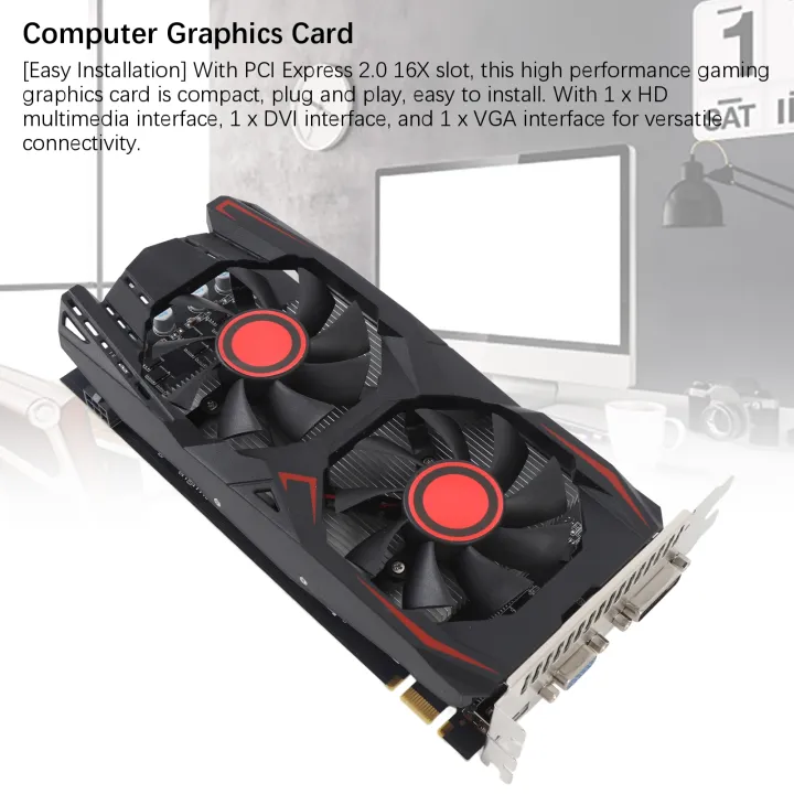 Graphics%20Card%206GB%20GDDR5%20192-bit%20Dual%20Fan%20PCIe%202.0%20x16%20Slot%20Supports%20DVI,%20VGA,%20HD%20Multimedia%20Interfaces%20Gaming%20Graphics%20Card%20-%20Image%202
