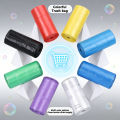 Disposable Flat-mouth Garbage Bag In Roll New Material Thickened And Strong Household Kitchen Bedroom Color Garbage Bag 45x50cm.