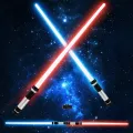 1pc Lightsaber Light-Up 7 Color Changing Cosplay Induction Color Changing Laser Sword Hair Lightsaber Suit Seven Color Switching. 