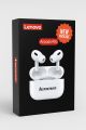 Lenovo AirPods Pro Wireless Bluetooth Earbuds – Noise Cancelling, Touch Control, 3H Playtime with Charging Case.