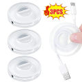 1/3pcs Portable Round Cable Winder Storage Box Multifunctional Data Cord Container Home Office USB Charger Stand Wire Management.