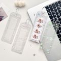 Cute Polka Dot Clover Vertical Photocard Holder Idol Card Glitter Case Life Four Grid Card Cover.