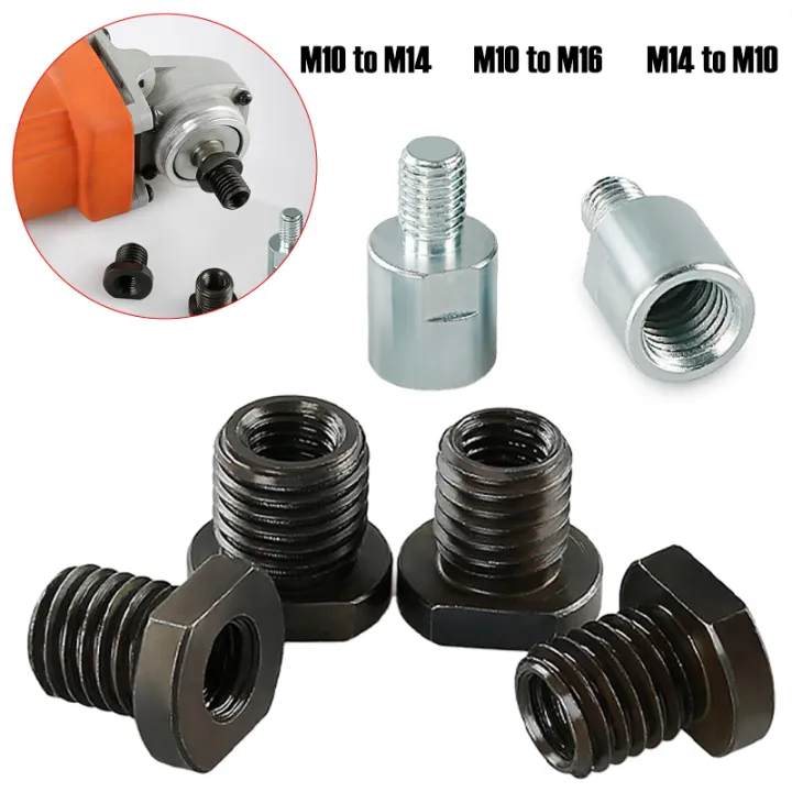 Angle Grinder Thread Conversion Adapter M10 M14 16 Nut Connecting Rod ...