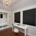 Simple Pleated Window Shades Self-Adhesive Non-Woven Semi-Shading Blinds Curtains Living Room Bedroom Bathroom Home Decorations. 