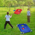 Portable Cornhole Set with 1 Cornhole Game Board and 6 Bean Bags for Yard Toss Game. 